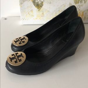 Tory Burch Sally Wedges with Gold Logo
